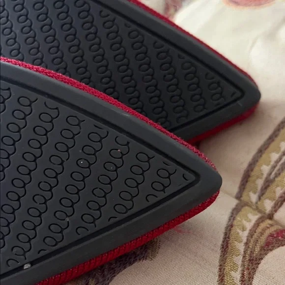 Rothy's Women's Scarlet Red Pointed Flats - Picture 6 of 10